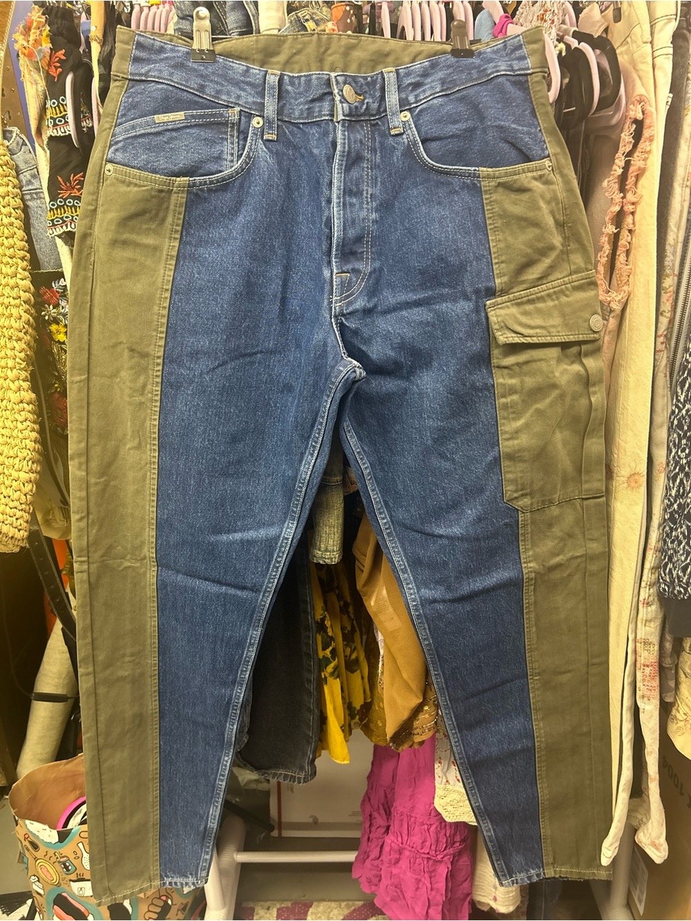 RARE Pepe Jeans Sales Sample Callen Mix Utility Carpenter Jeans 32x32